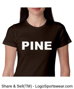 Ladies Pine Shirt Design Zoom